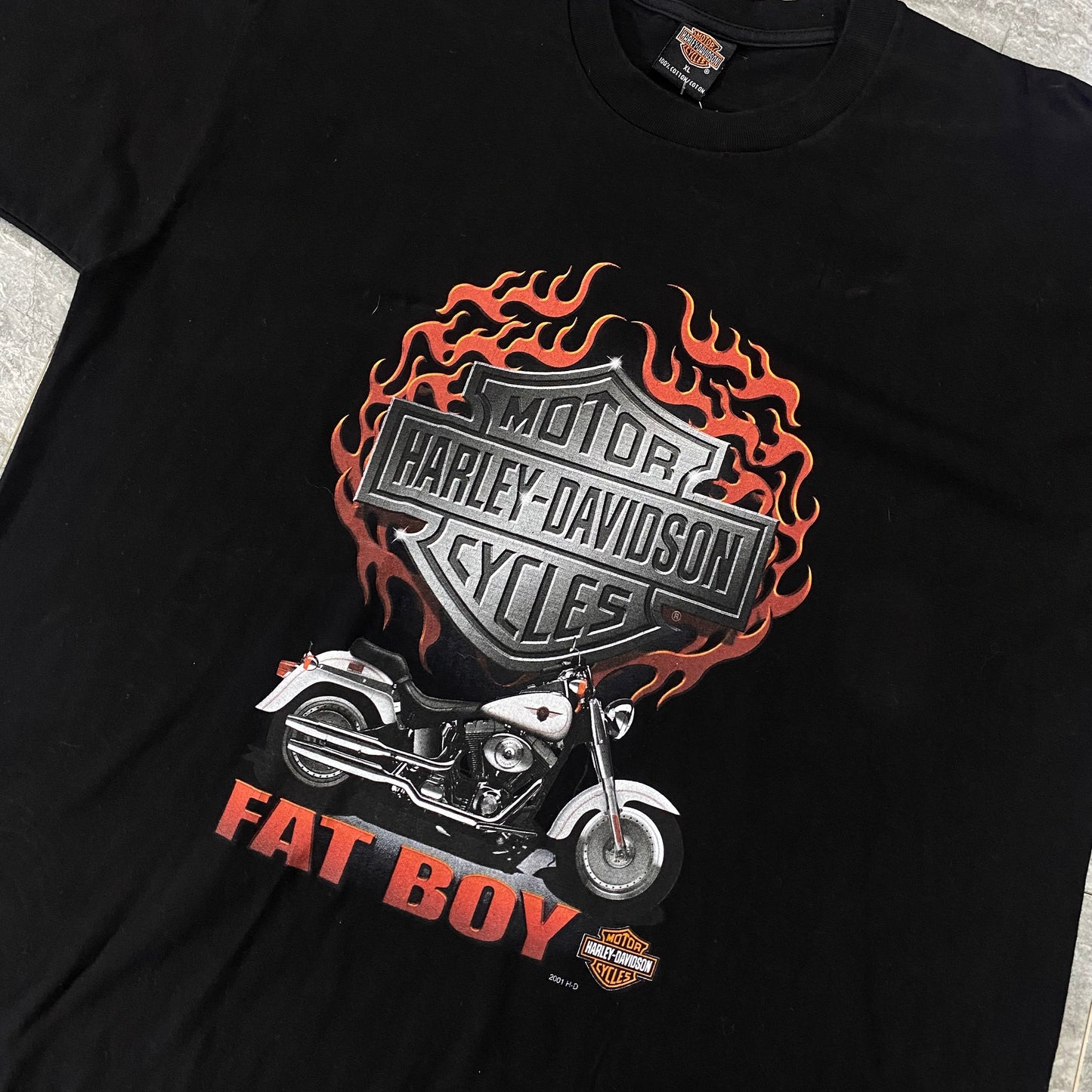 2001 Harley Davidson Fat Boys Woodlands Texas Tee (XL)