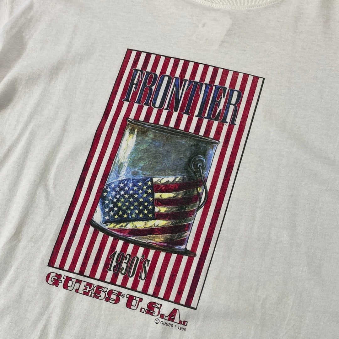 Vintage 1996 Guess U.S.A. Frontier 1930’s Tee (L)