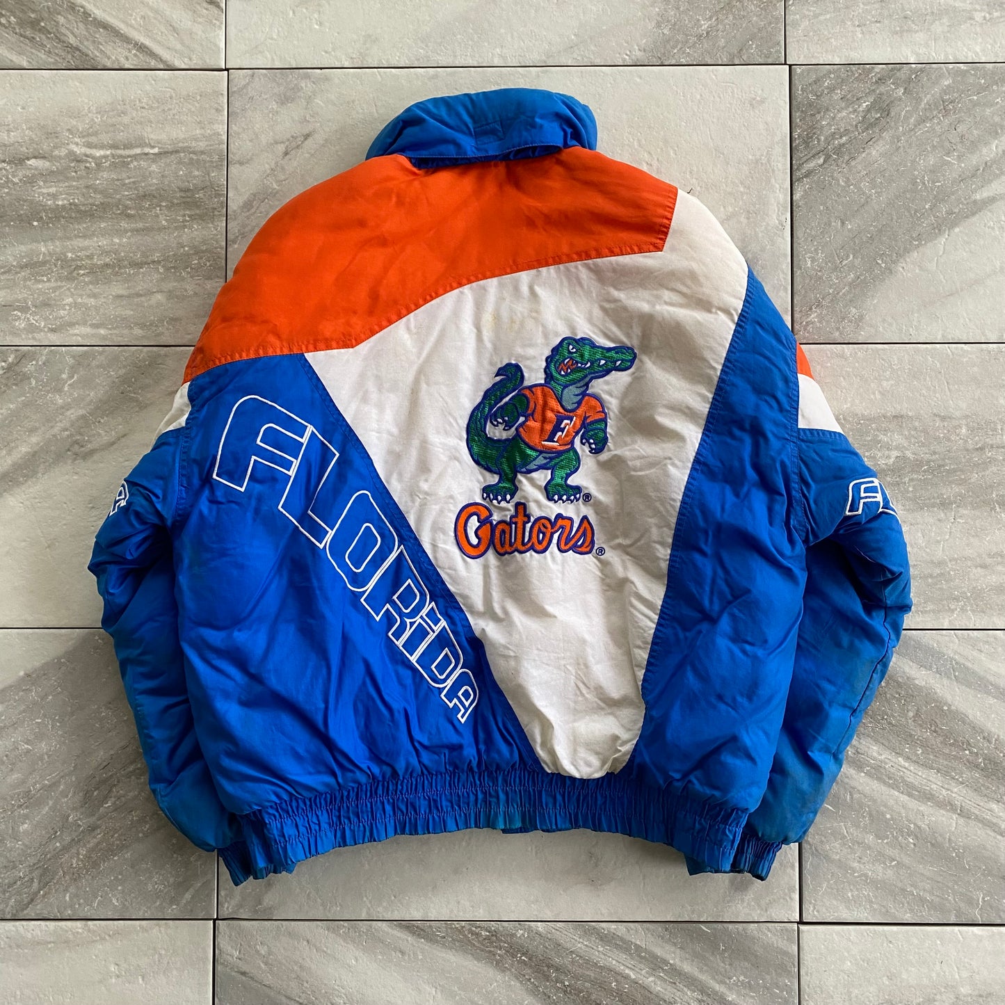 Vintage University Of Florida Gators Puffer Jacket (L)