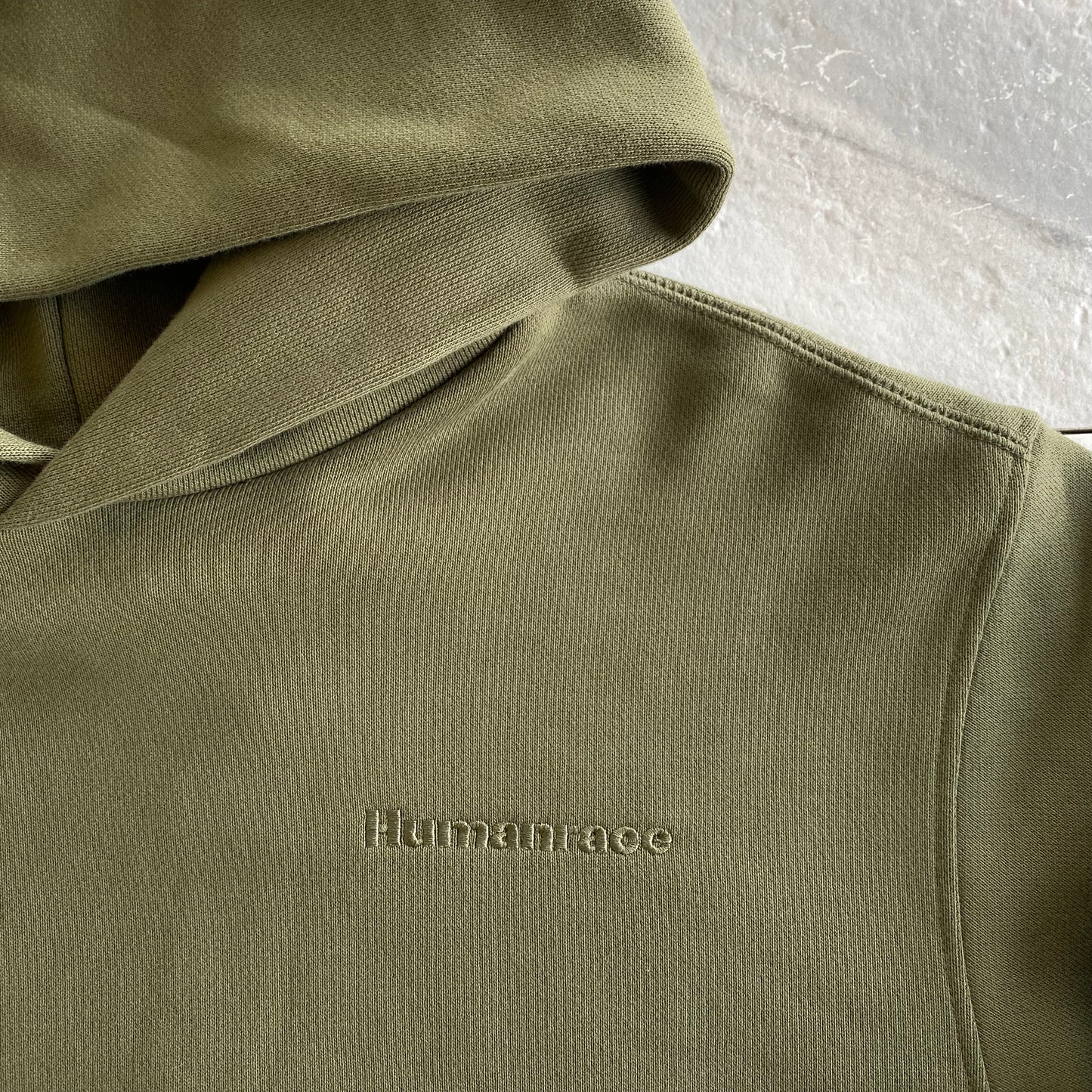 Adidas Human Race Olive Green Hoodie (S)