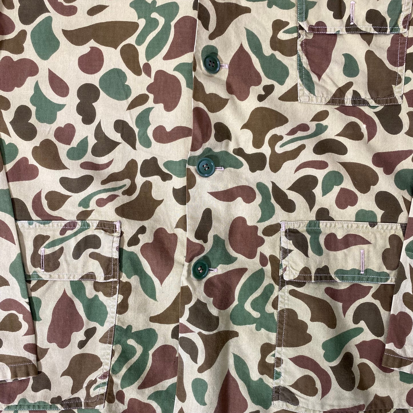 Vintage Caliber Duck Camo Button Up Shirt (XL)