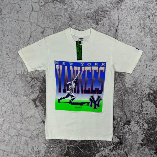 Vintage 1990 Starter New York Yankees Tee (S)(L)