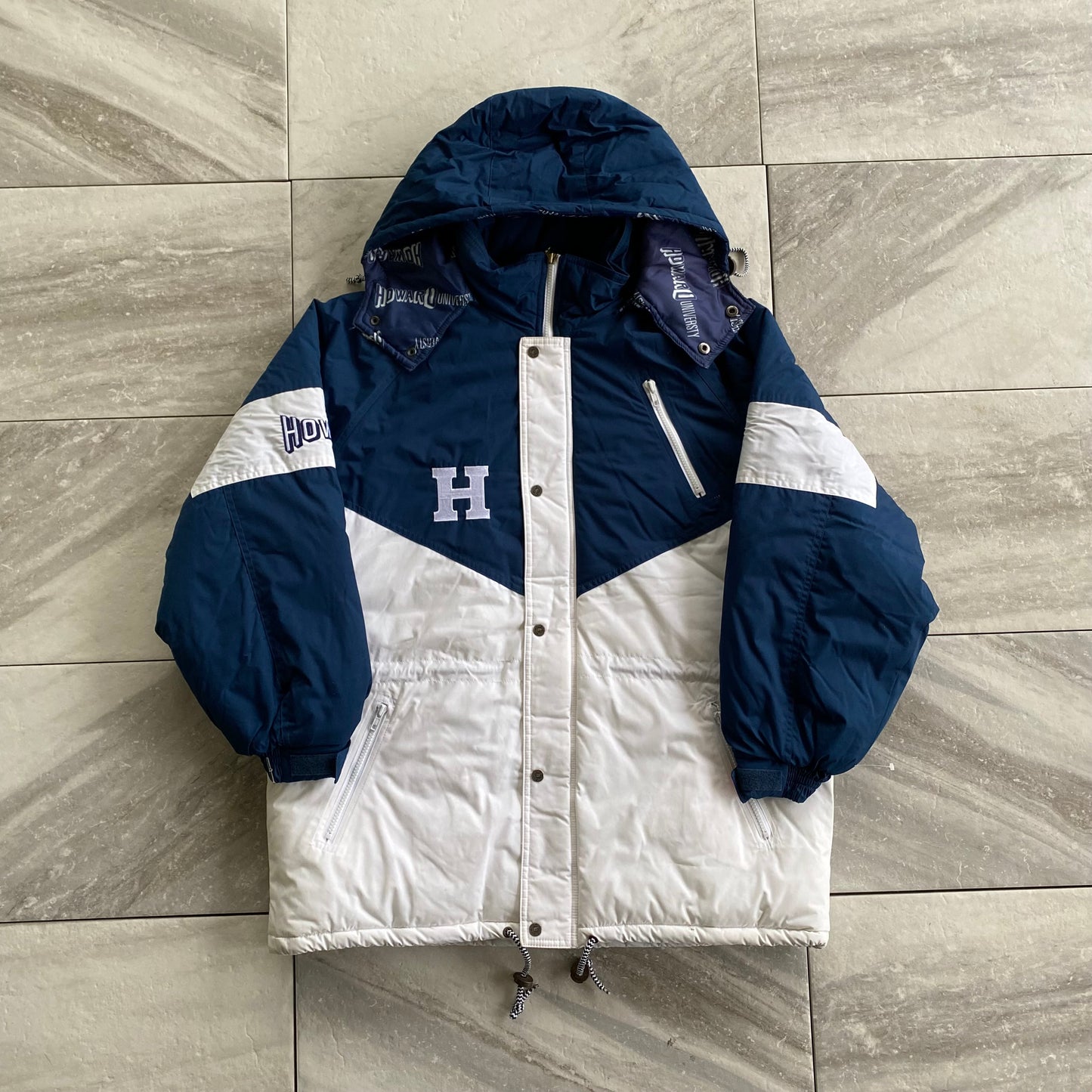 Vintage University Of Howard Puffer Jacket (L)