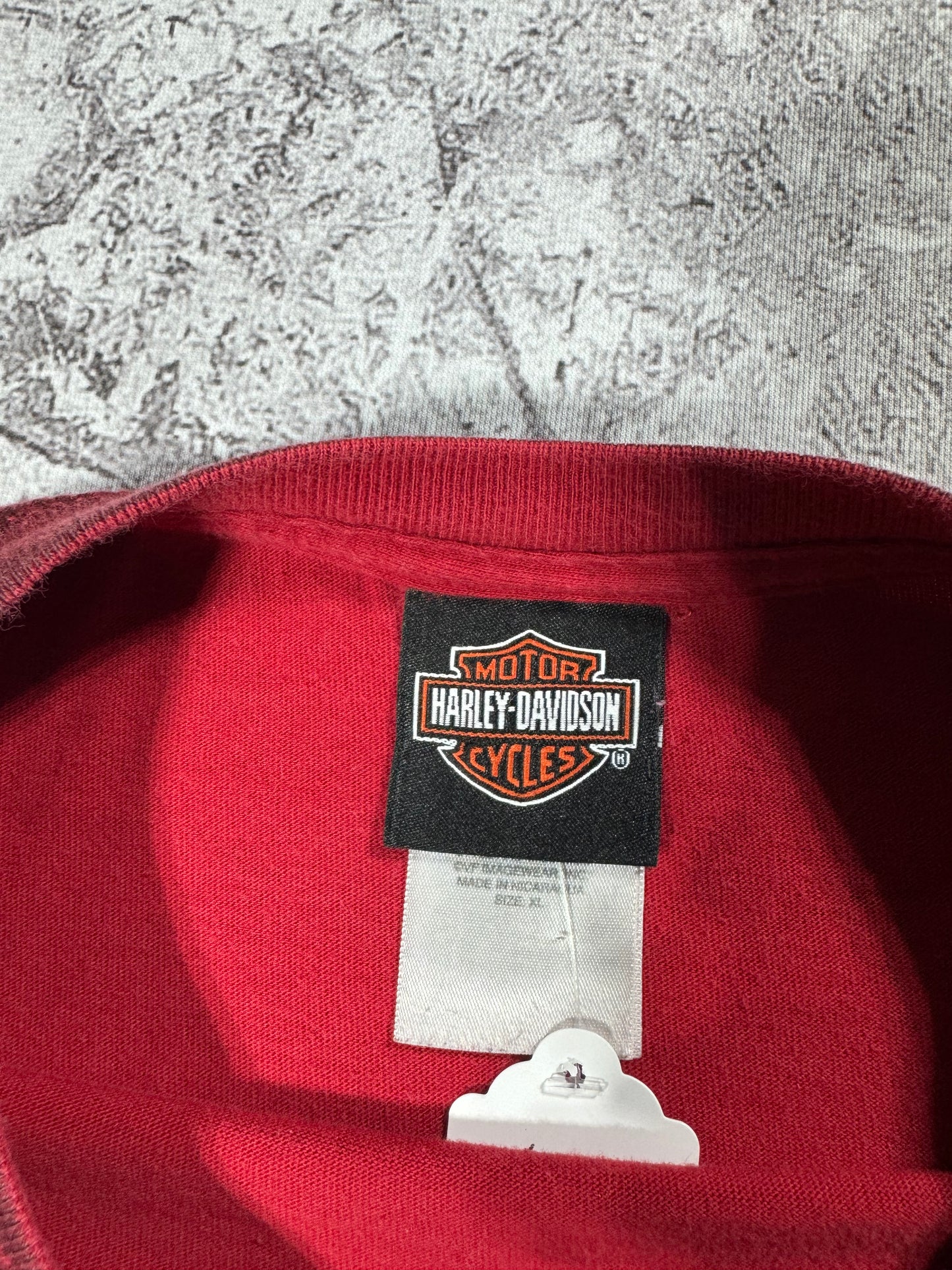 Harley Davidson Ride Harde Austin Texas AOP Tee (XL)