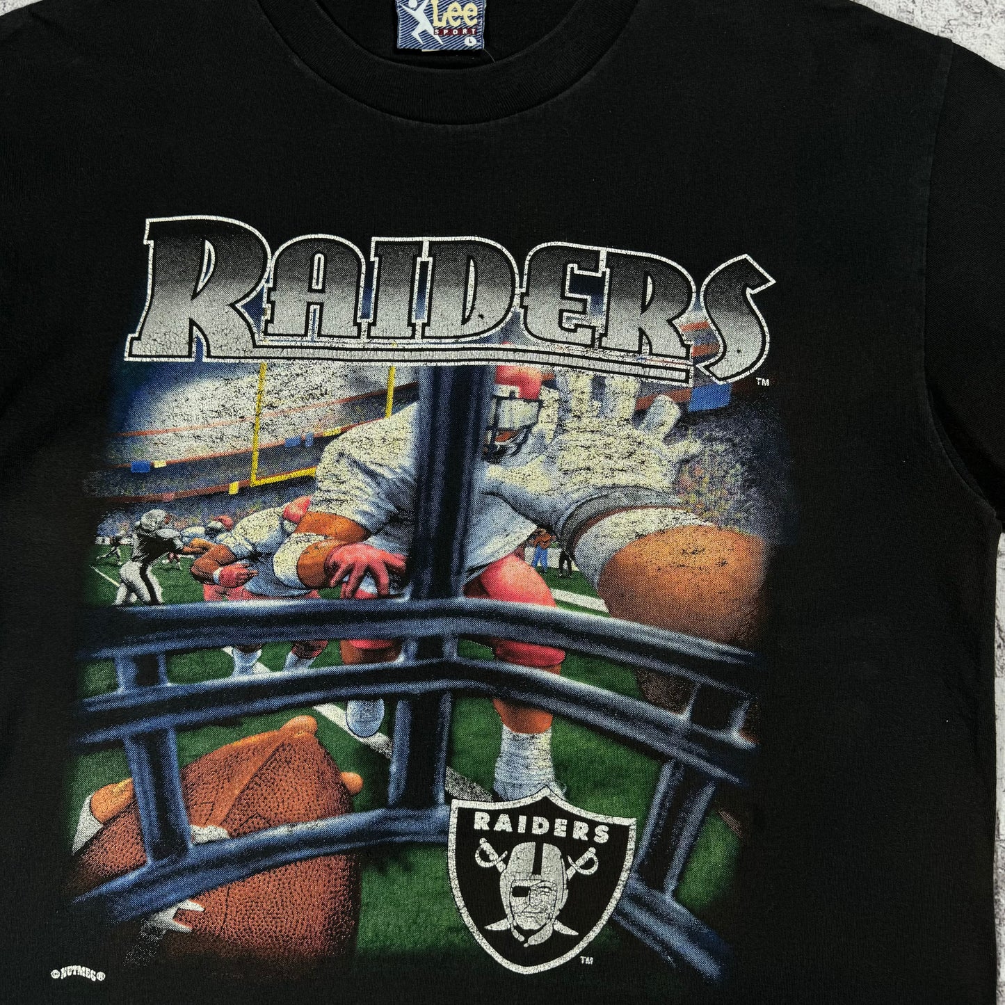 Vintage 1995 Lee Sport Oakland Raiders Tee (L)