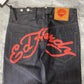 Vintage Ed Hardy Red Logo Pants (34)