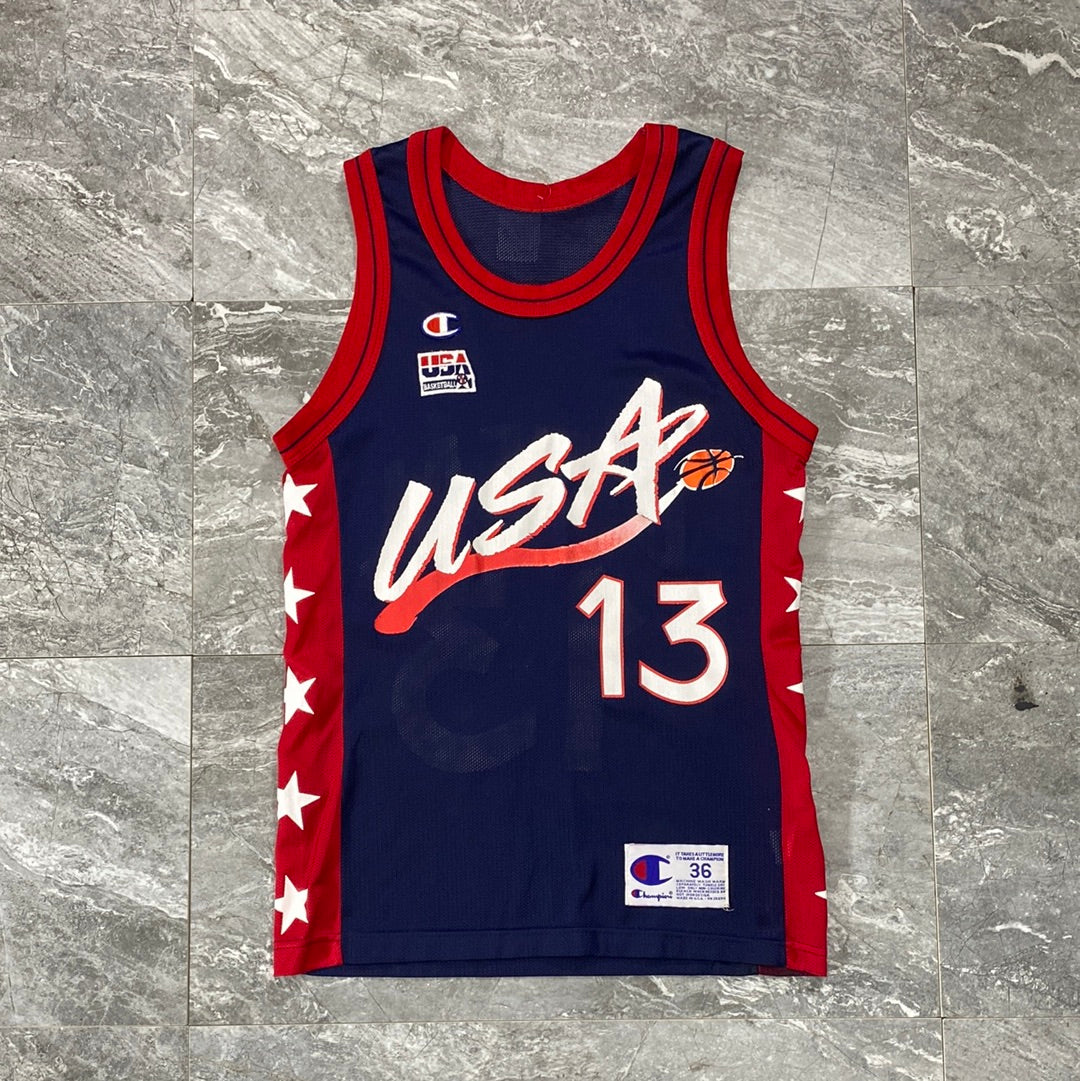 Vintage Champion Shaquille O’Neal Dream Team Basketball Jersey (XS)