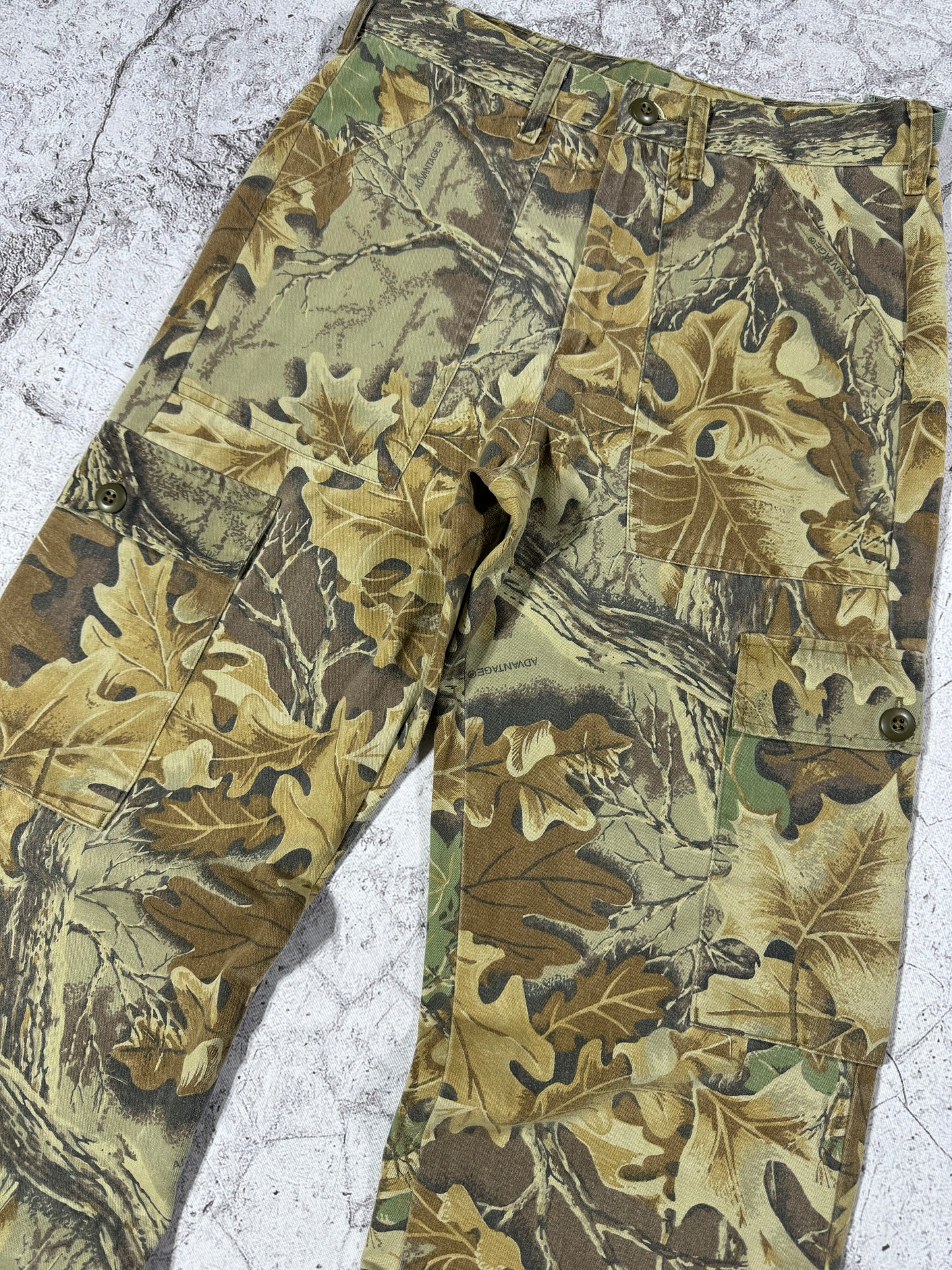 Vintage Ranger Forest Camo Cargo Pants (30)