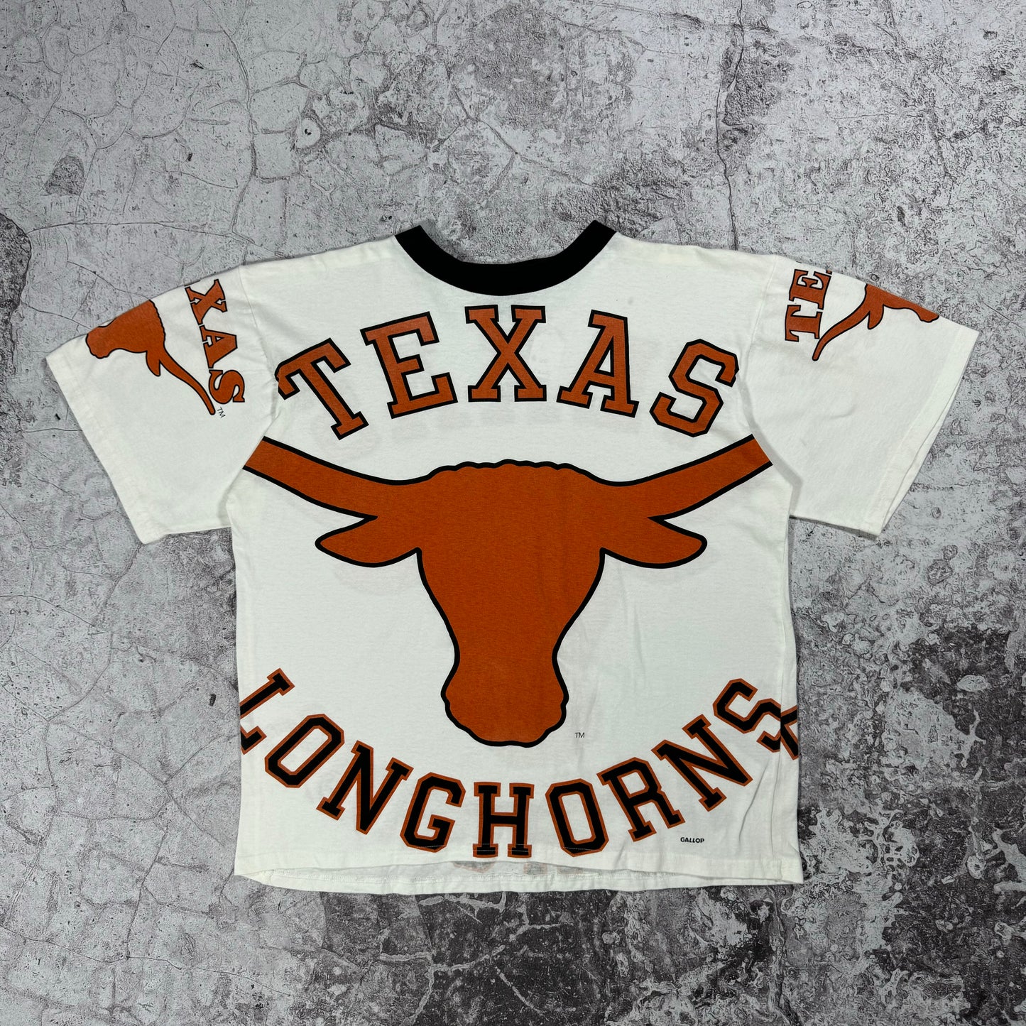 Vintage AOP Texas Longhorns Tee (L)