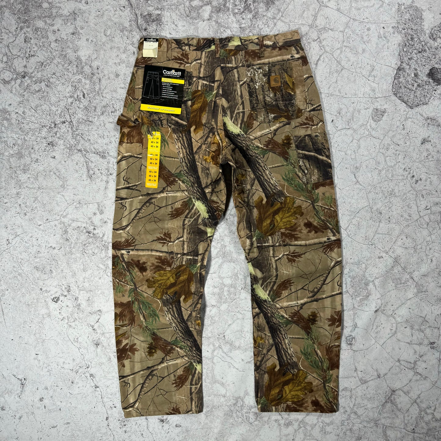 Carhartt Forest Camo Carpenter Pants (40)