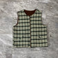 Vintage Be-Bop Brown Reversible Vest (M)(L)