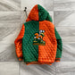 Vintage Miami Hurricanes Quilted Puffer Jacket (L)(XL)