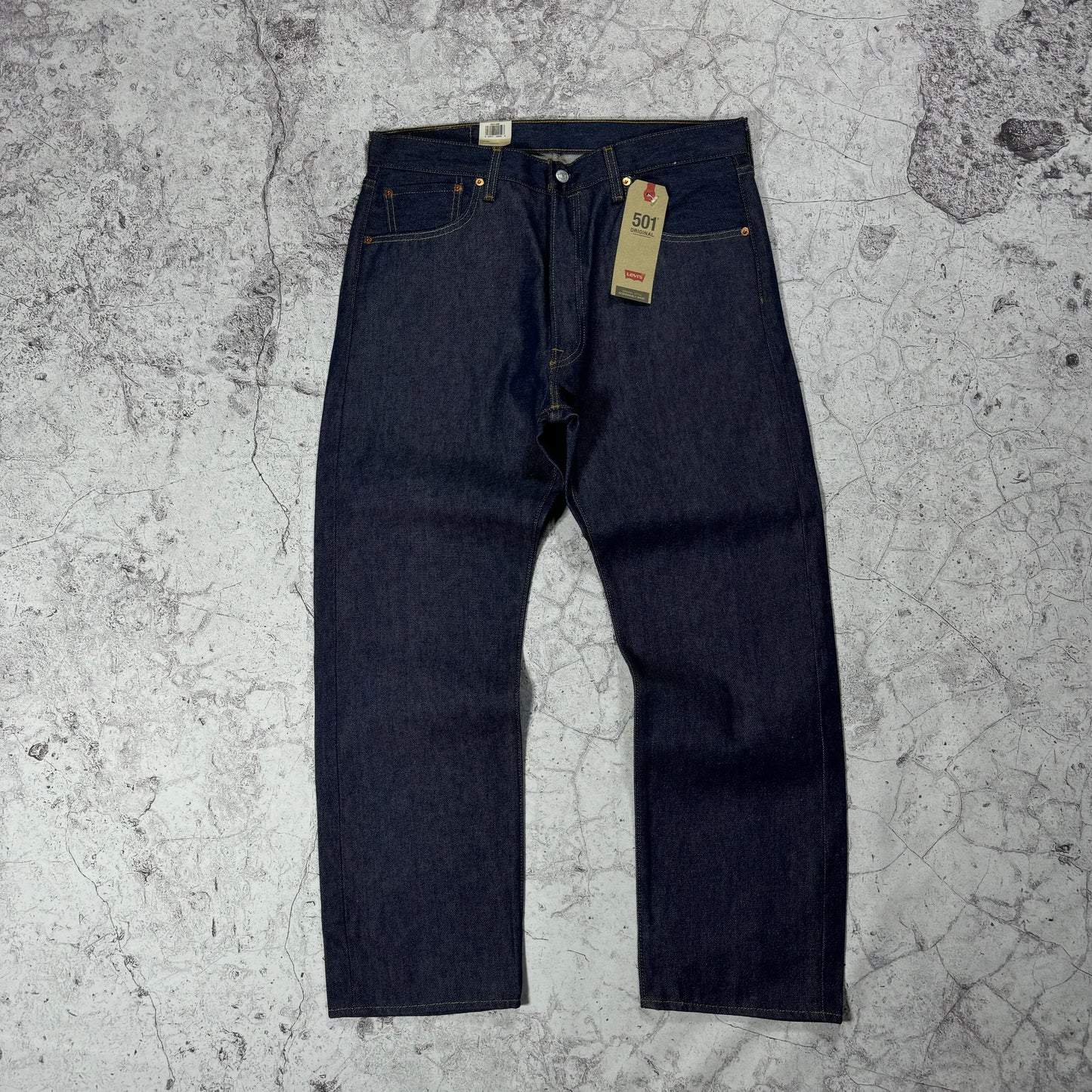 Levi’s 501 Straight Leg Blue Denim Jeans (35x30)