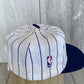 Vintage Detriot Pistons Back To Back 89-90 Pinstripe Snapback Hat