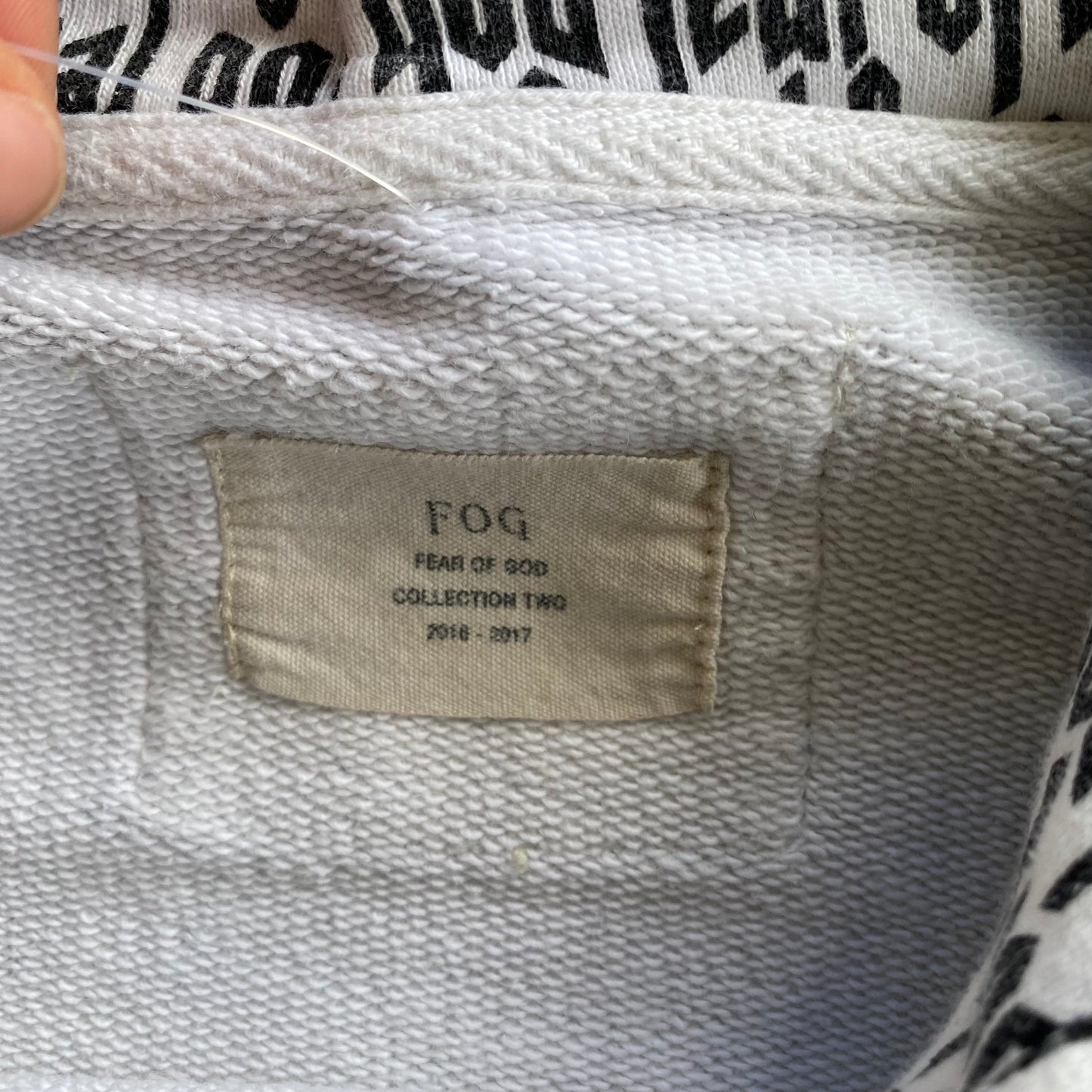 Fear Of God Essentials AOP Collection 2016-2017 Hoodie (Fits Like L)