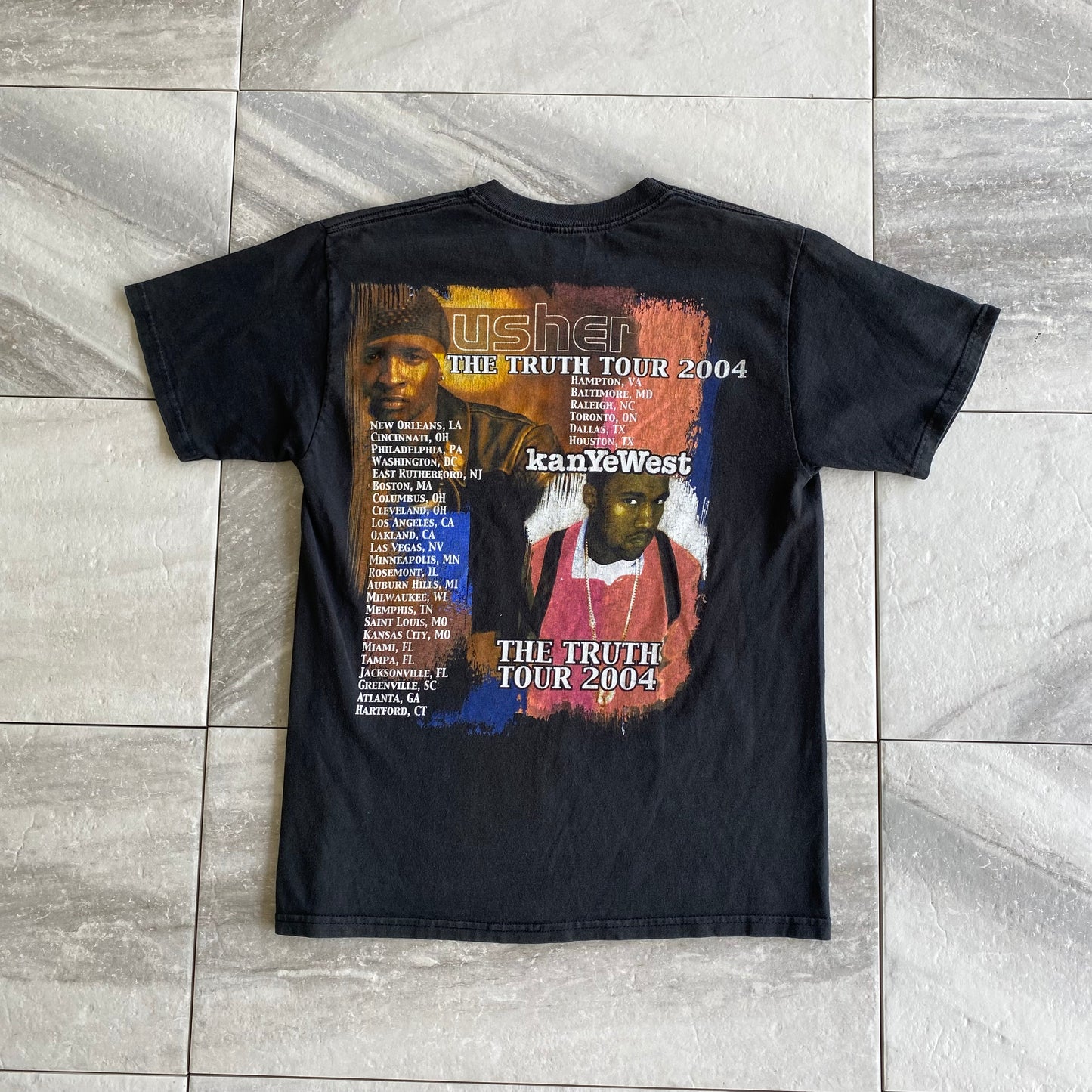 2004 The Truth Tour Usher Kanye West Tee (M)