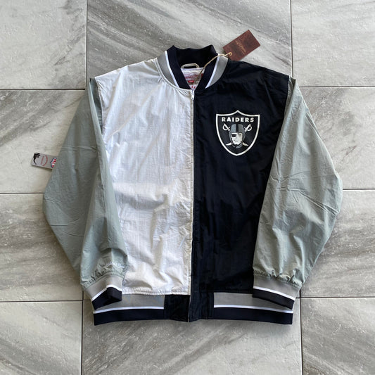 Mitchell & Ness Throwback Oakland Raiders Super Bowl XVIII Champions Windbreaker (XL)