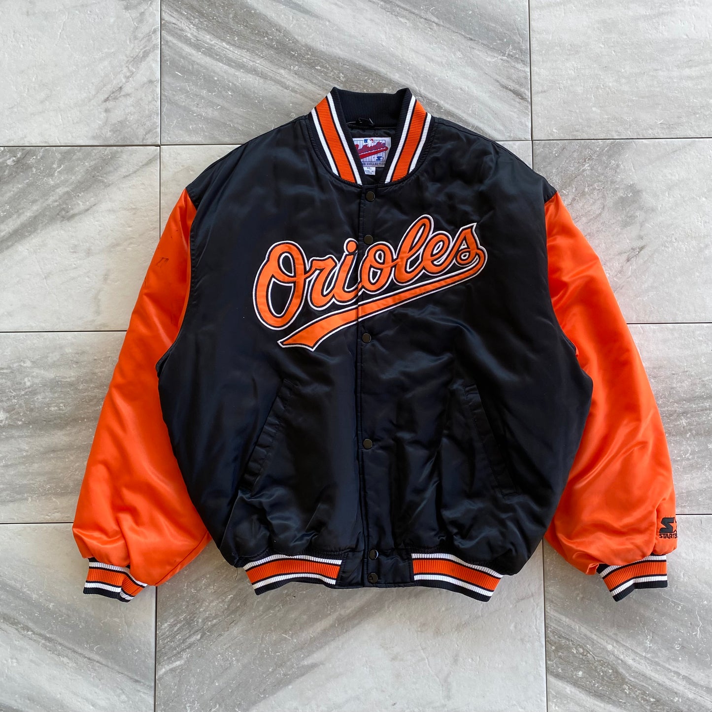 Vintage Starter Diamond Collection Baltimore Orioles Jacket (XL)