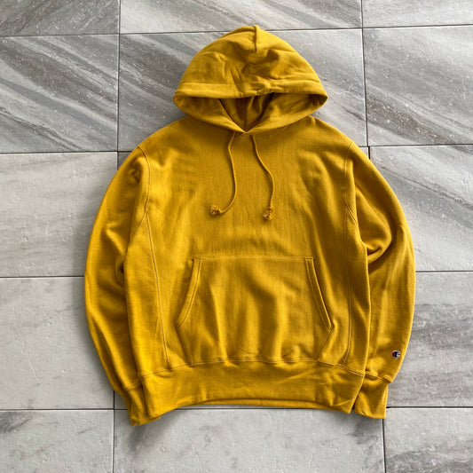 Champion Reverse Weave Mustard Yellow Hoodie (S)(M)(L)