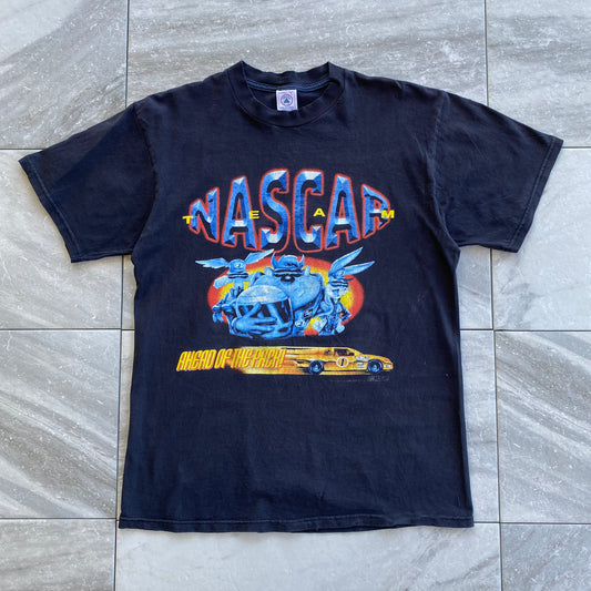 Vintage 90s Taz Looney Tunes Nascar Tee (L)